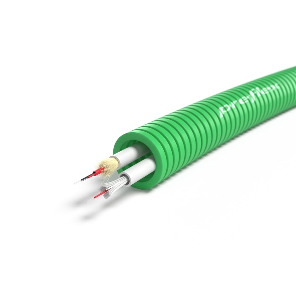 PREFLEX SAFE Preflex safe voorbedrade buis 20mm LS0H groen + WYRE 1XG657A1 + PROXIMUS DC 500m 1234003826