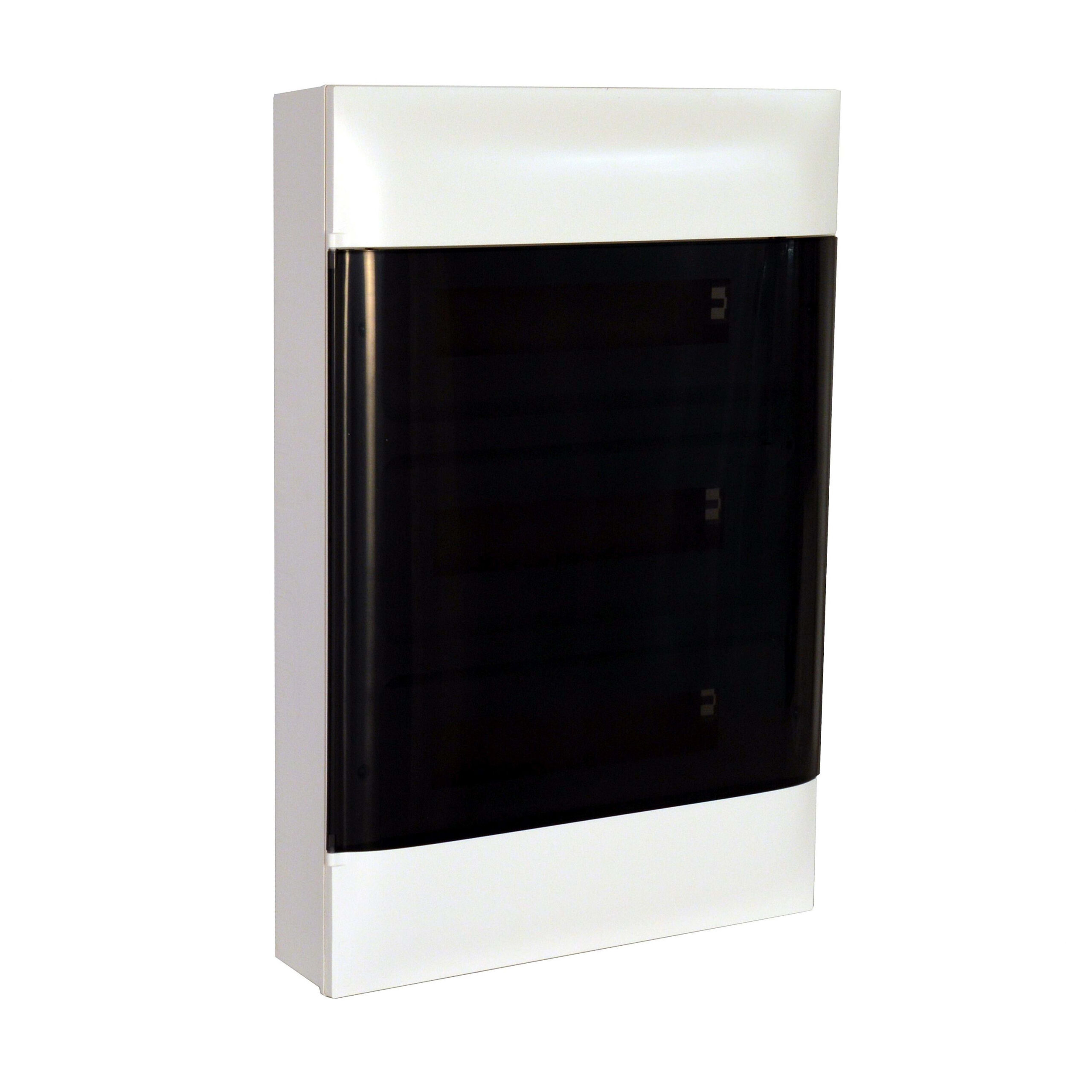 LEGRAND Wandkast opbouw 3 rijen-54mod. doorzichtige deur - Practibox 137538