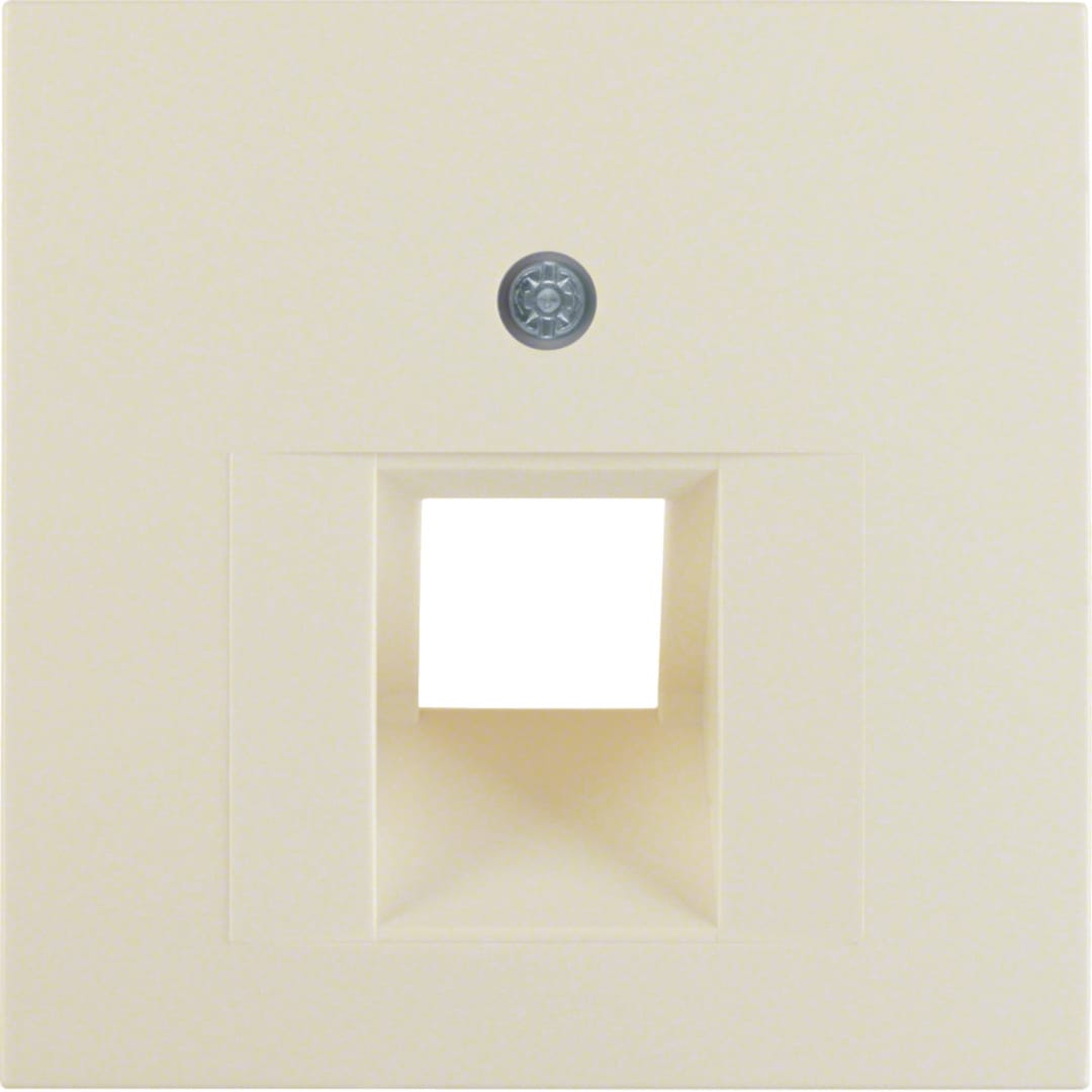 BERKER Centraalstuk voor data-contactdoos 1-voudig S.1/B.3/B.7 wit