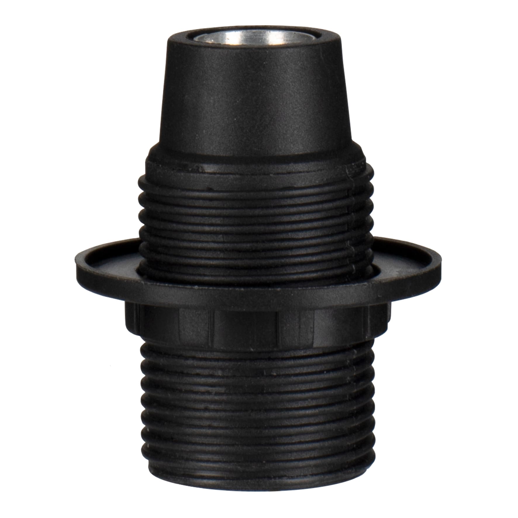 BAILEY BAI Lamphouder E14 Thermoplastisch M10x1 Zwart Buitendraad met schroefring 141116