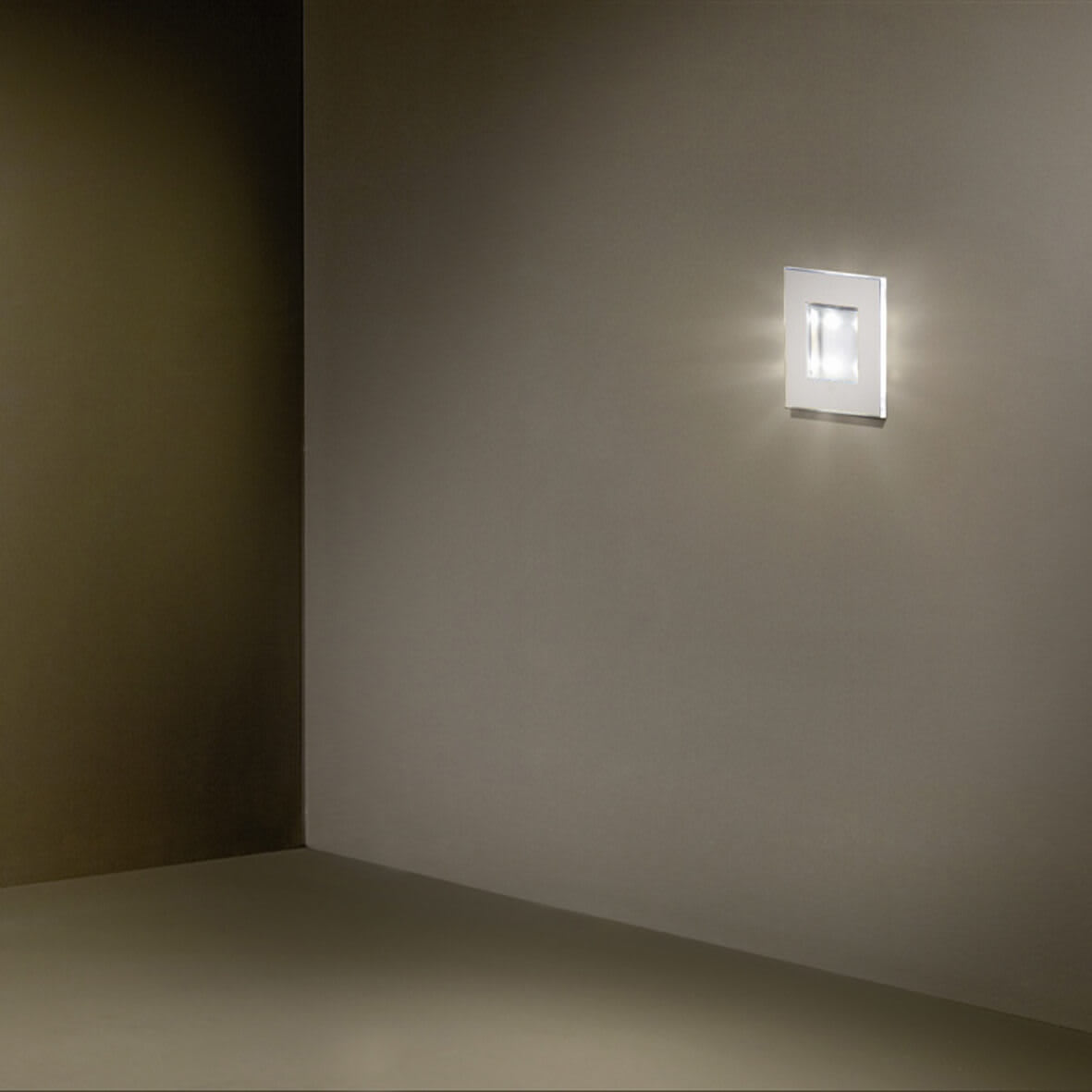 TAL ELITE LED NPG wandinbouw LED 1W 3000K 120° inox 145610
