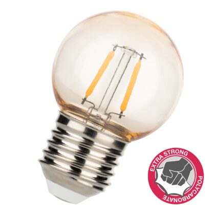 BAILEY BAI LED Filament Safe Kogel G45 E27 2W (12W) 100lm 2200K Goud 230V-240V 320° 145708