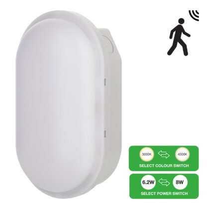 BAILEY LED Bulkhead Switch Sensor 6.2W-8W 550-800lm 830-840 146829