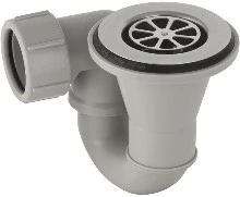 Geberit Standard PP douchesifon 65 mm - chroom 150.071.00.1