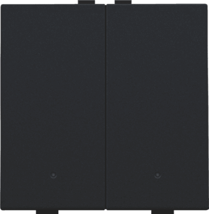 NIKO NHC tweevoudige drukknop met leds en comfortsensoren