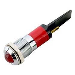EAO LED-armatuur 230VAC rood