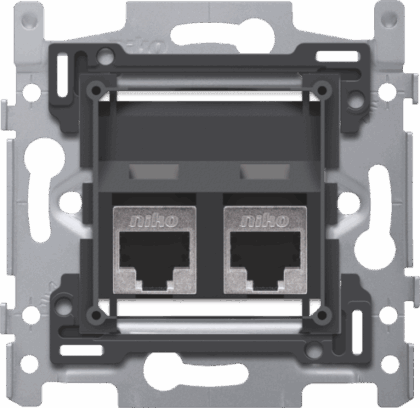 NIKO 2 rj45-aansluitingen stp cat6a