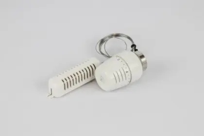 Begetube thermostaatkop type 5000 - wit - met afstandsvoeler (inbouw) - capillair 2 meter 180330200