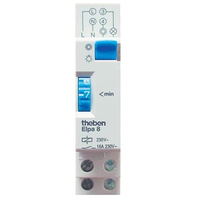 THEBEN Elektromechanische trappenhuisautomaat 230V 50HZ 1-7M 1NO 16A 18