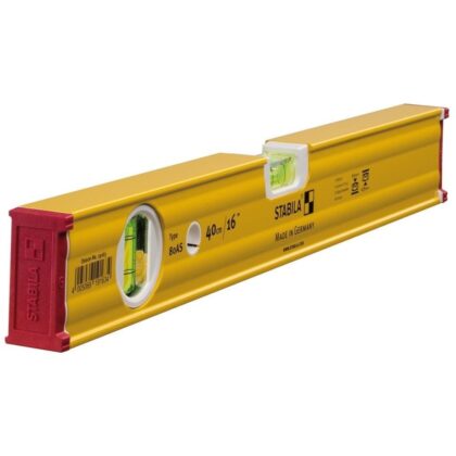 STABILA Waterpas 80 AS met versterkt profiel en zware eindkappen - lengte 40cm 19163