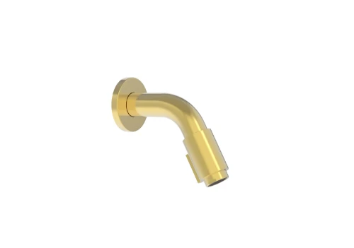 Vivo koudwaterkraan 110 mm - wandmodel - Brushed Gold PVD 1960666