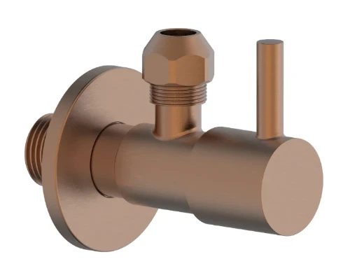 Vivo hoekstopkraan - Brushed Copper PVD - koper mat PVD 1984984