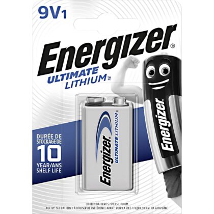 Energizer Batterij Ultimate Lithium - 9V - 6LR61 - blister 1 stuk 1/L522