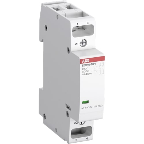 ABB Modulaire installatiemagneetschakelaar 2 NO contacten Spoelspanning: 24V AC/DC 1SBE111111R0120