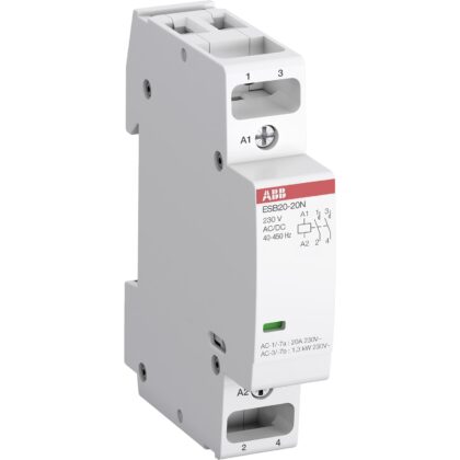 ABB Modulaire Contactor 20A 2 NC 230V AC/DC 1SBE121111R0602