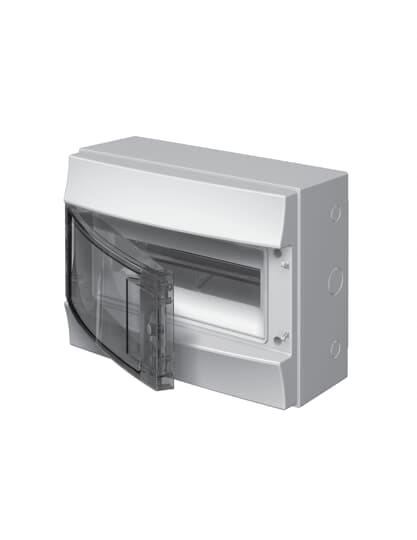 ABB Verdeelkast Fix-o-Rail 65 12M 1R IP65 250x320x155mm transparant opbouw 1SLM006501G1202