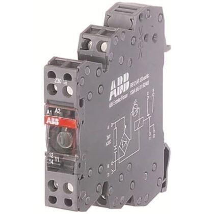 ABB Interface relais R600 2CO 24V AC/DC 250V 8A voor signaalscheiding 1SNA645012R2500