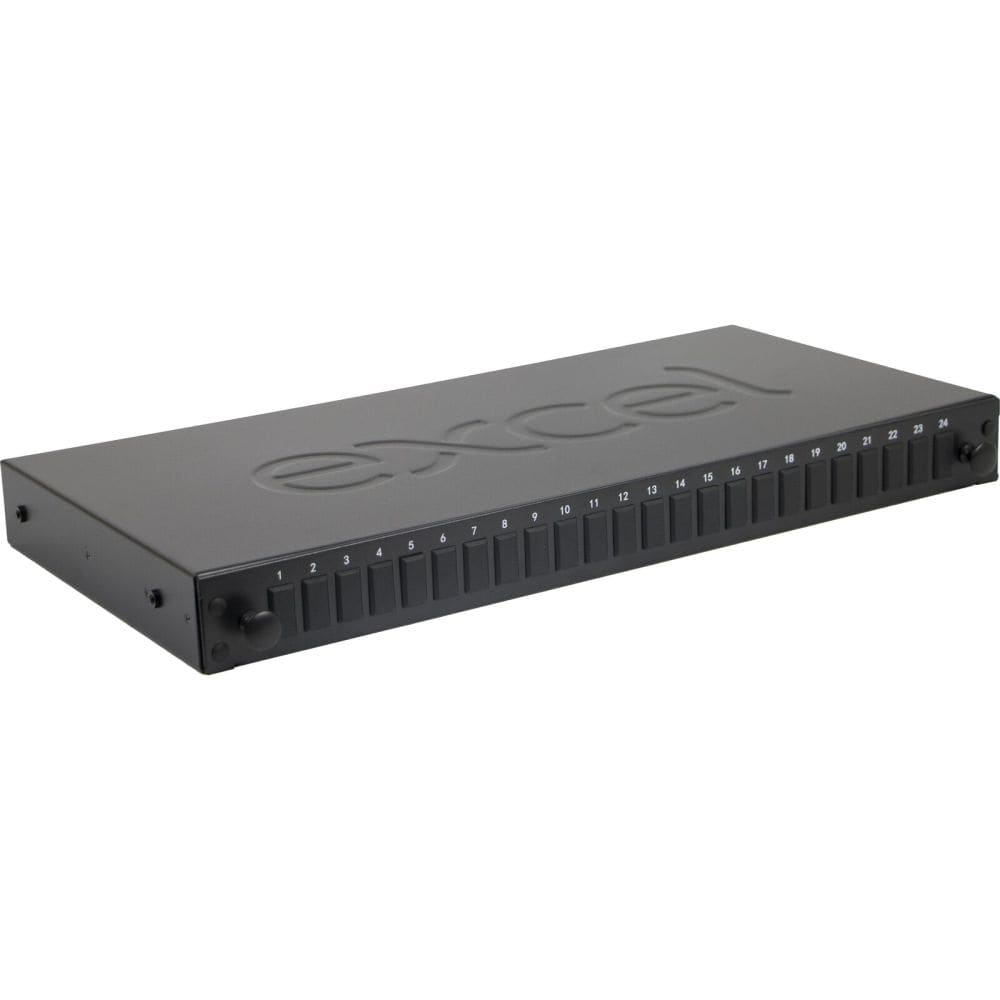 Excel Networking Solutions 24 Way SC Simplex/LC Duplex Fibre Optic Panel - Empty 200-952