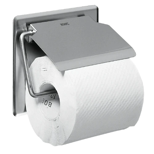 Franke Standard toiletrolhouder met klep - inox 2000057045