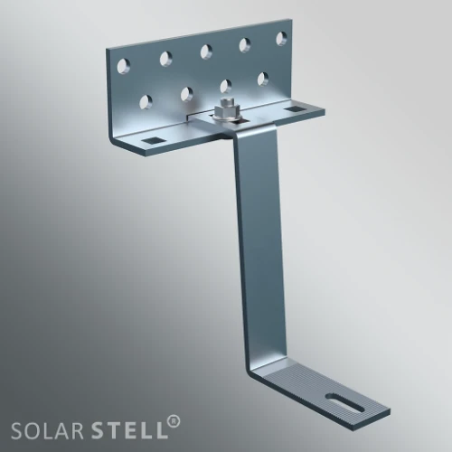 Blubase Classic verstelbare schroefhaak plaat - inox (doos 25st) - prijs per stuk 200700