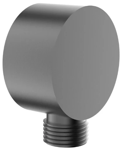Vivo muuraansluitbocht 1/2 - Gun Metal PVD - staal mat PVD 2031429
