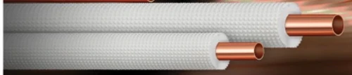 Airco I Mono geisoleerde koper koelleiding 3/8 (rollengte 20m) - wit - met isolatie 9mm Pe-X - prijs per meter - verkoop per rol 21028068264