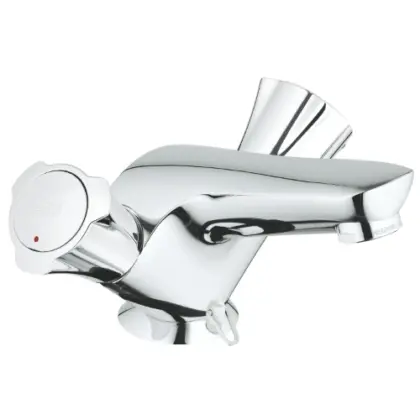 Grohe Costa L wastafelmengkraan - chroom - met kettinghouder 21100001