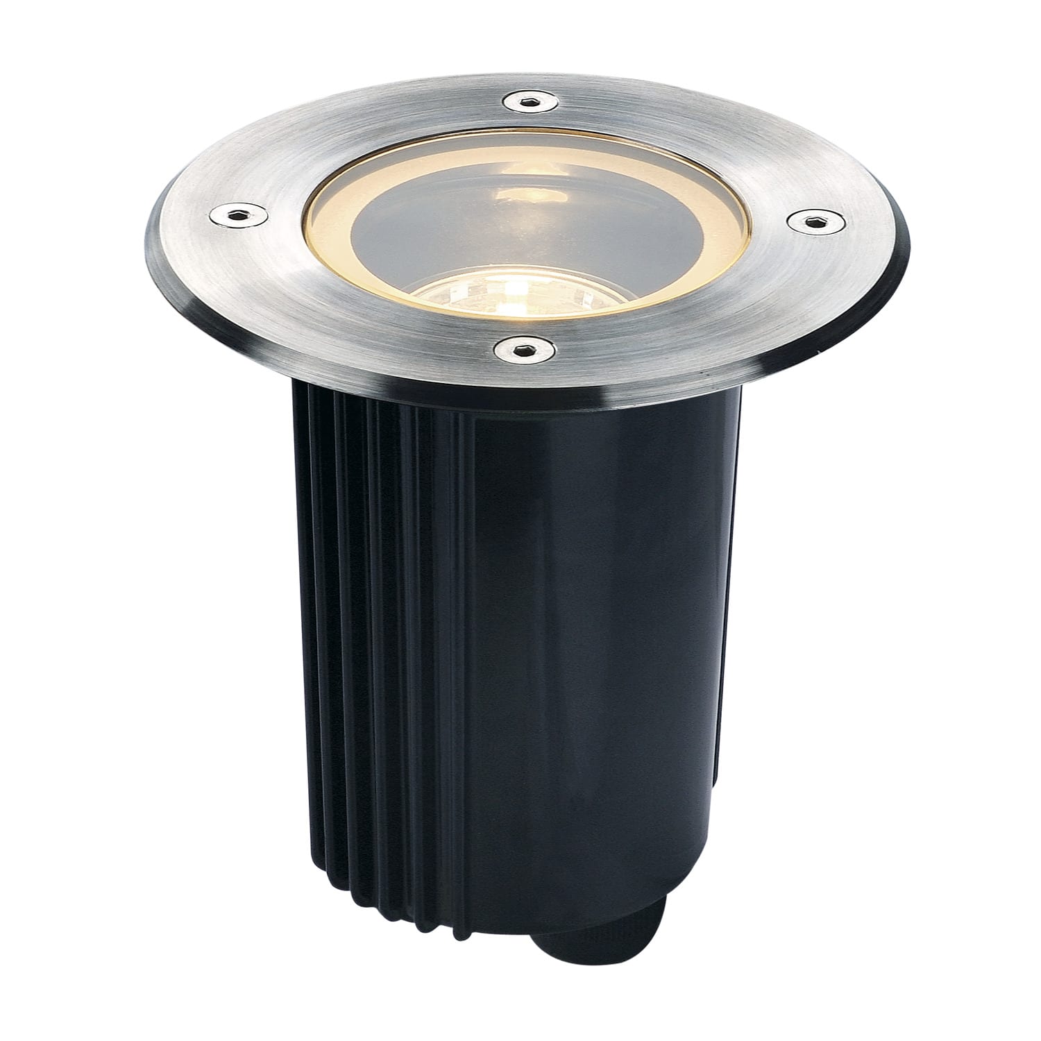 SLV Belgium DASAR 115 outdoor grondinbouwspot QPAR51 IP67 rond roestvrij staal 316 35W 229320