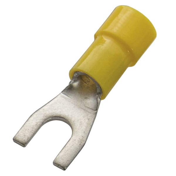 Haupa Vorkkabelschoen DIN 46237 geel PVC geïsoleerd 4-6mm² schroefdraad M5 260322