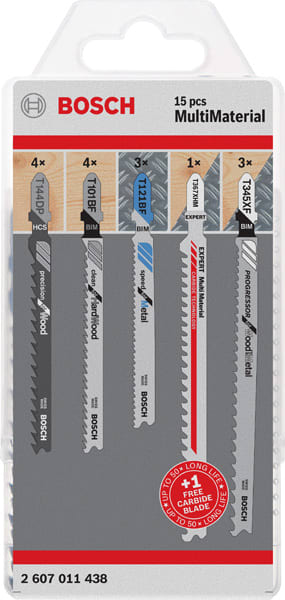 Bosch Professional Decoupeerzaagbladen MultiMaterial Pack