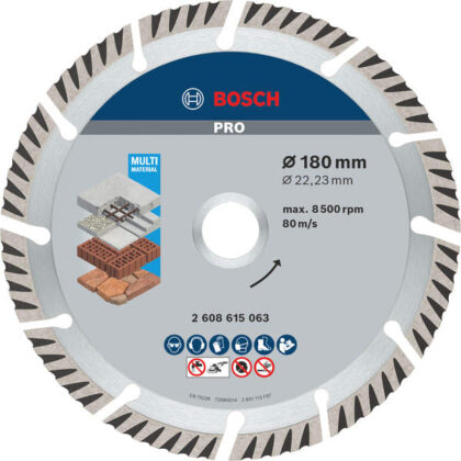 Bosch Professional Diamantdoorslijpschijf Standard for Universal 180 x 22