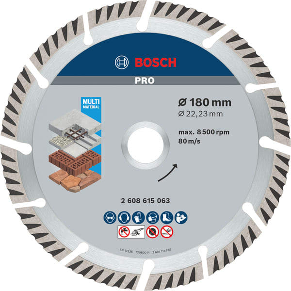 Bosch Professional Diamantdoorslijpschijf Standard for Universal 180 x 22