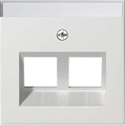 GIRA Afdekplaat 30° + TK v. draagring MJ 2-v System 55 z.wit m 264027