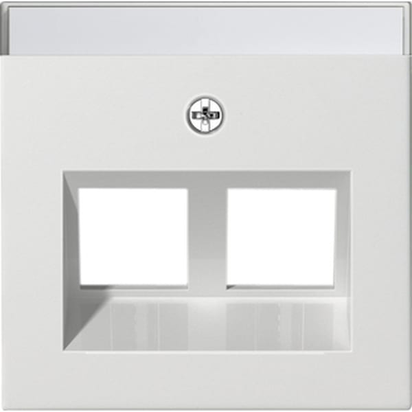 GIRA Afdekplaat 30° + TK v. draagring MJ 2-v System 55 z.wit m 264027
