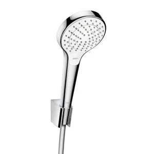 Hansgrohe Croma Select S 110 Vario handdoucheset - wit/chroom - handdouche Croma Select S Vario - wandhouder - doucheflexibel 1/2 x 1250 mm 26421400