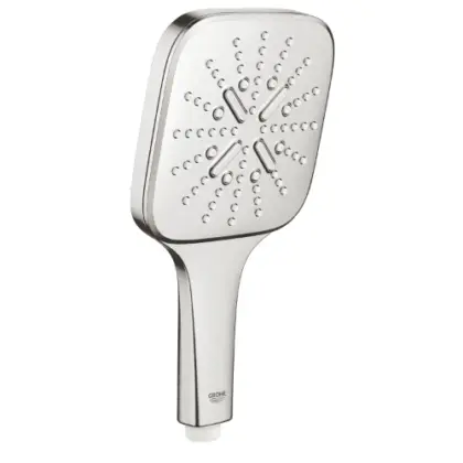 Grohe Rainshower SmartActive 130 handdouche cube 3 stralen - SuperSteel 26582DC0