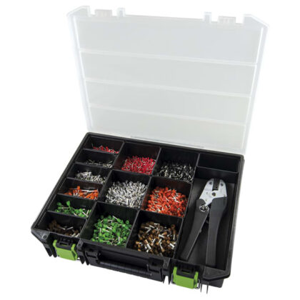Haupa Doos met assortiment adereindhulzen + tang 210842 270892