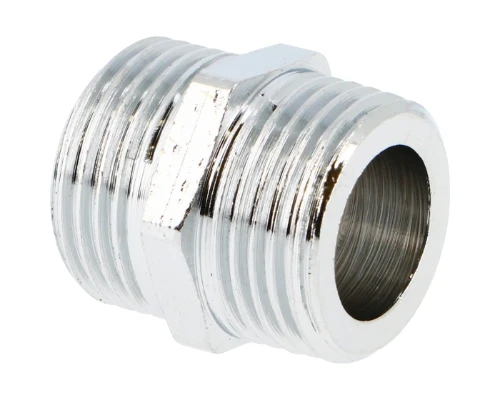 MessingFit Chroom nippel MM 1/2 x 1/2 - chroom 280G15CH