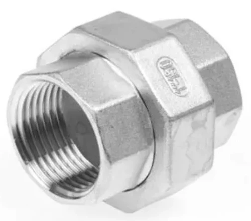 STD Inox 316 340 3-delige koppeling conisch dichtend FF 4/4 x 4/4 (zak 10st) 28340005