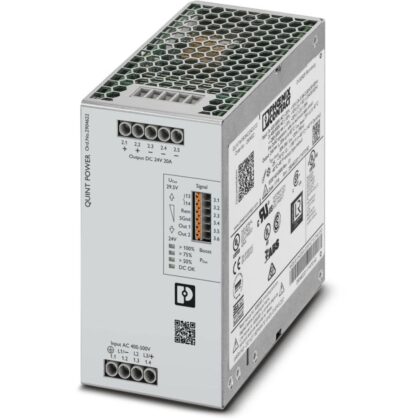 PHOENIX CONTACT Primair geschakelde voeding QUINT POWER 3-fase 24V DC / 20A 2904622