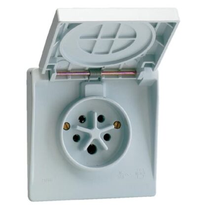 Vynckier (ABB) Contactdoos KIM 3P+N+A 16A grijs IP44 400V scharnierdeksel industrie 2CDB710012R0000
