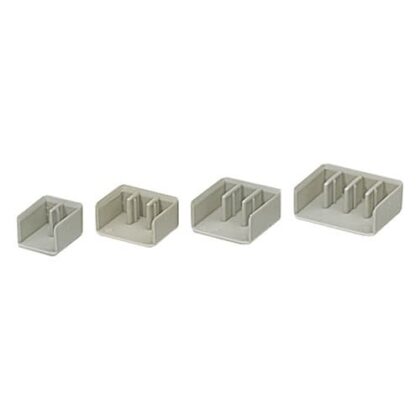 Vynckier (ABB) Sluitkap BV Vynckier 2P voor verdeelrail 10mm² bescherming eindstuk 2CDB806001R0021