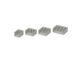 Vynckier (ABB) Sluitkap BV Vynckier 4P voor verdeelrail 10/16mm² bescherming eindstuk 2CDB806001R0041
