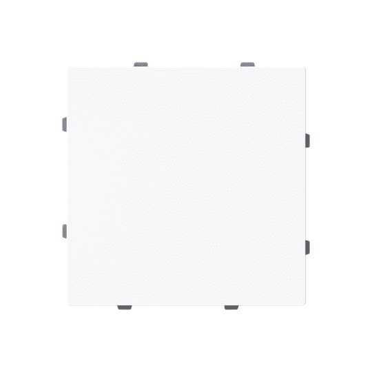 ABB Centraalplaat Blindkap met Montageplaat studio wit - Busch-art linear 2CKA001710A4215