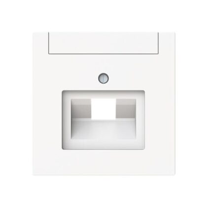 ABB Centraalplaat Data aansluiting simple studio wit mat - Busch-art linear 2CKA001710A4224