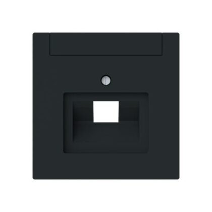ABB Centraalplaat Data aansluiting simple mat zwart - Busch-art linear 2CKA001710A4226