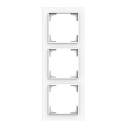 ABB Afdekraam 3-voudig studio wit - Busch-art linear 2CKA001754A4857