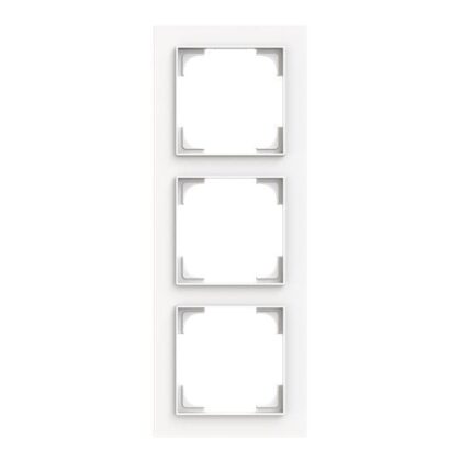 ABB Afdekraam 3-voudig studio wit mat - Busch-art linear 2CKA001754A4858