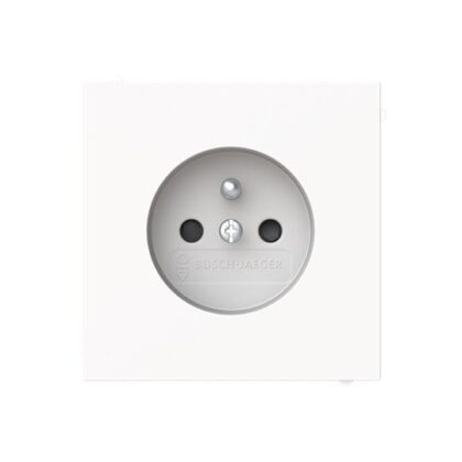 ABB Stopcontact penaarde studio wit mat - Busch-Art Linear 2CKA002017A1906