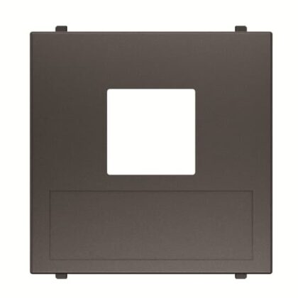 ABB Afwerkingsset data aansluiting 1-voudig 2M Antraciet - Zenit 2CLA221610N1801